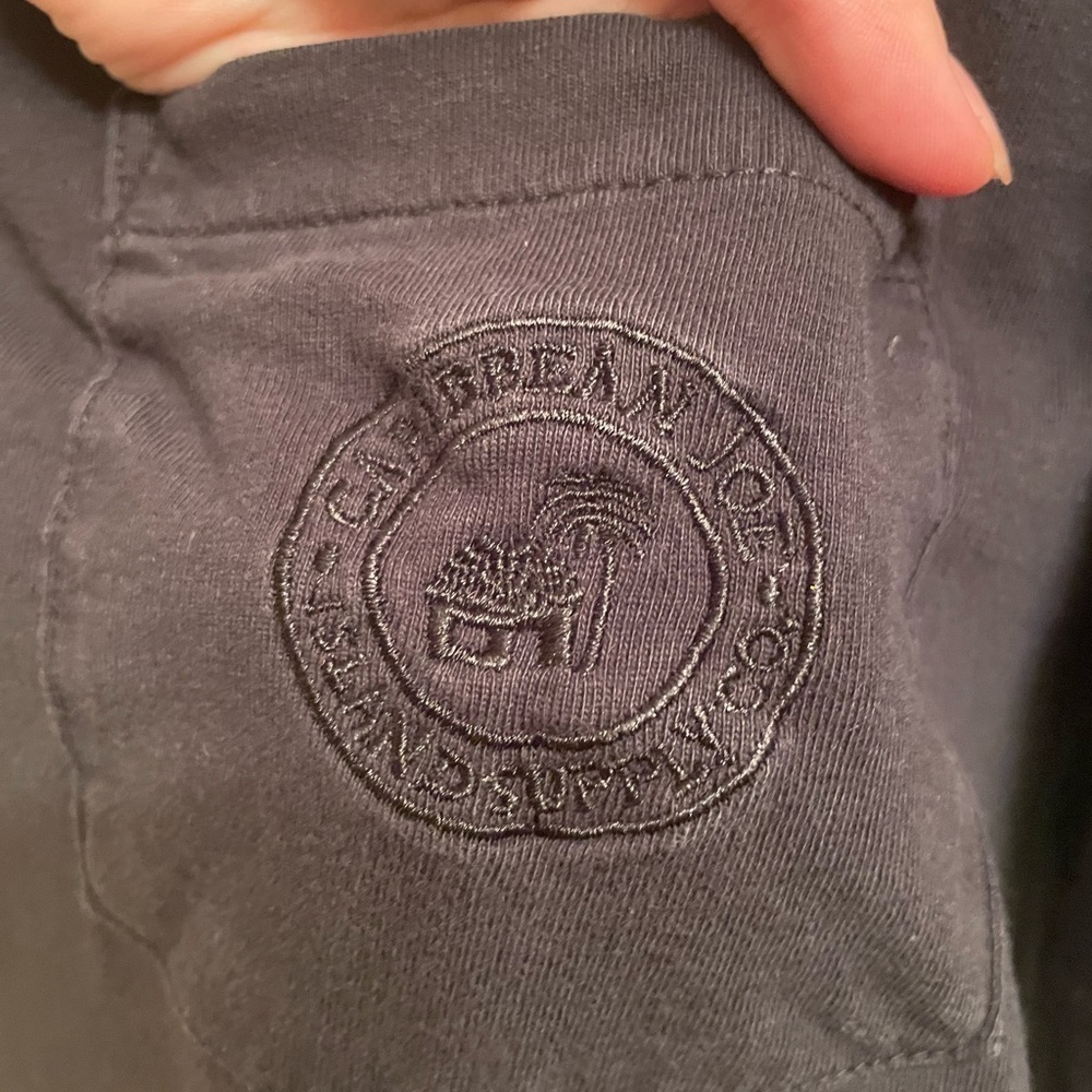 Caribbean Joe Island Supply Co Black Pocket Tee - Picture 3 of 4